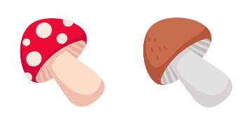 Mushrooms cute cursor