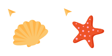 Seashell and Starfish