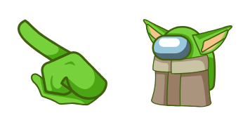 Baby Yoda Character Cursor Pack