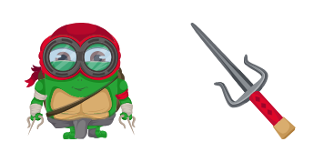 Minion: Ninja Turtle Character Cursor Pack