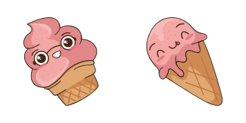 Kawaii: Ice Cream-Cursor-Paket