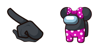 Minnie Mouse Character Cursor Pack