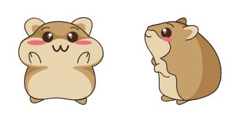 Kawaii: Hamster Cursor Pack