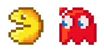 Pac-Man Pixel cute cursor