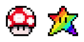 Pixel: Super Mushroom Cursor Pack