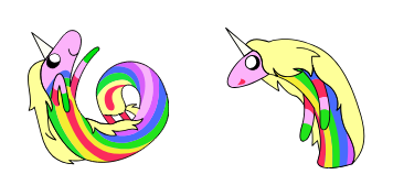 Lady Rainicorn Cursor Pack