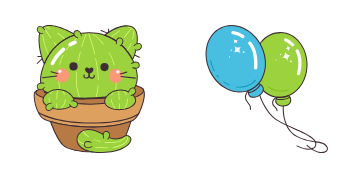 Pack de curseurs Kawaii Cactus Cat