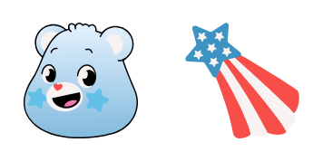 America Cares Bear Cursor Pack