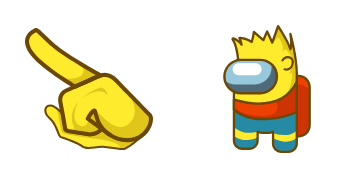 Pack de curseurs Bart Simpson Character