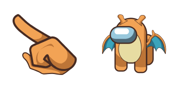 Dragonite Character Cursor Pack