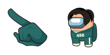 Among Us; Squid Game Gi-Hun Character Cursor Pack