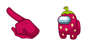 Strawberry Character Cursor Pack