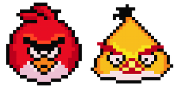 Paquete de Cursores Angry Birds Pixel