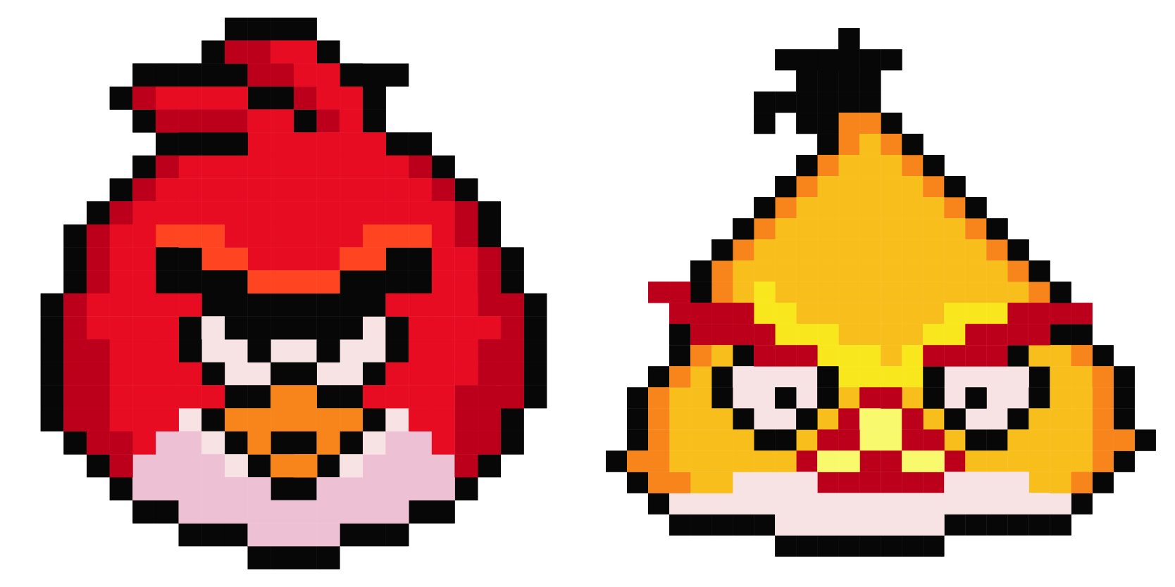 Angry Birds Pixel cute cursor
