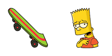 Bart Simpson cute cursor