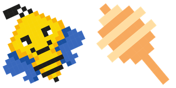 Bee Pixel Cursor Pack