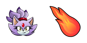 Blaze the Cat Cursor Pack