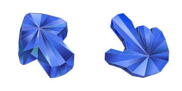 Blue Sapphire Texture Cursor Pack