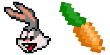 Pack de curseurs Bugs Bunny Pixel