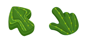 Cactus Texture-Cursor-Paket