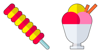 Ice cream Cursor Pack