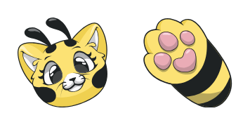 Cat-Bee Cursor Pack