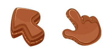 Chocolate Texture Cursor Pack