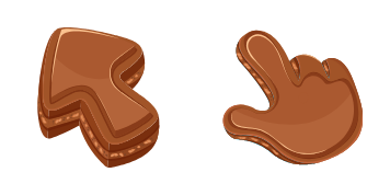 Chocolate Texture cute cursor