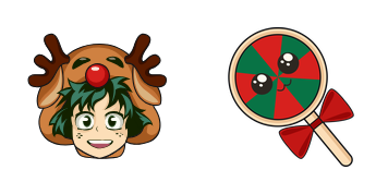 Christmas Izuku Midoriya курсор-пак