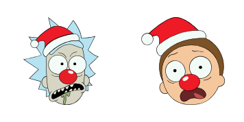 Christmas Rick and Morty Cursor Pack