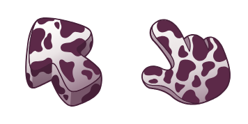 Cow Texture Cursor Pack