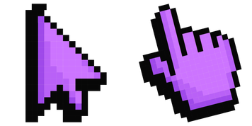 Default Purple Pixel Pakiet kursorów