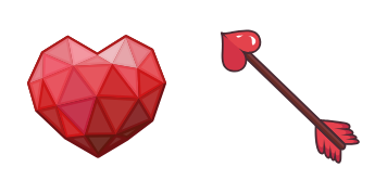 Diamond Heart Cursor Pack