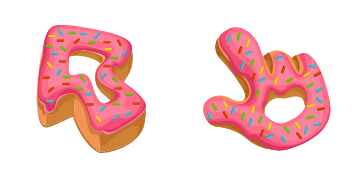 Donut Texture Cursor Pack