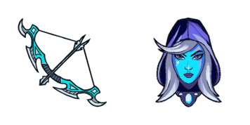 Drow Ranger Cursor Pack