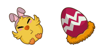 Easter Chick cute cursor