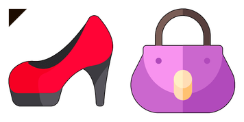 Shoes and handbag курсор-пак