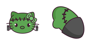 Frankenstein Kitty Cursor Pack