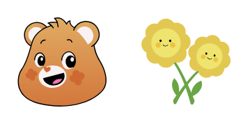 Friend Bear Cursor Pack