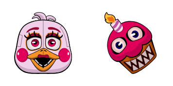 Paquete de Cursores Funtime Chica