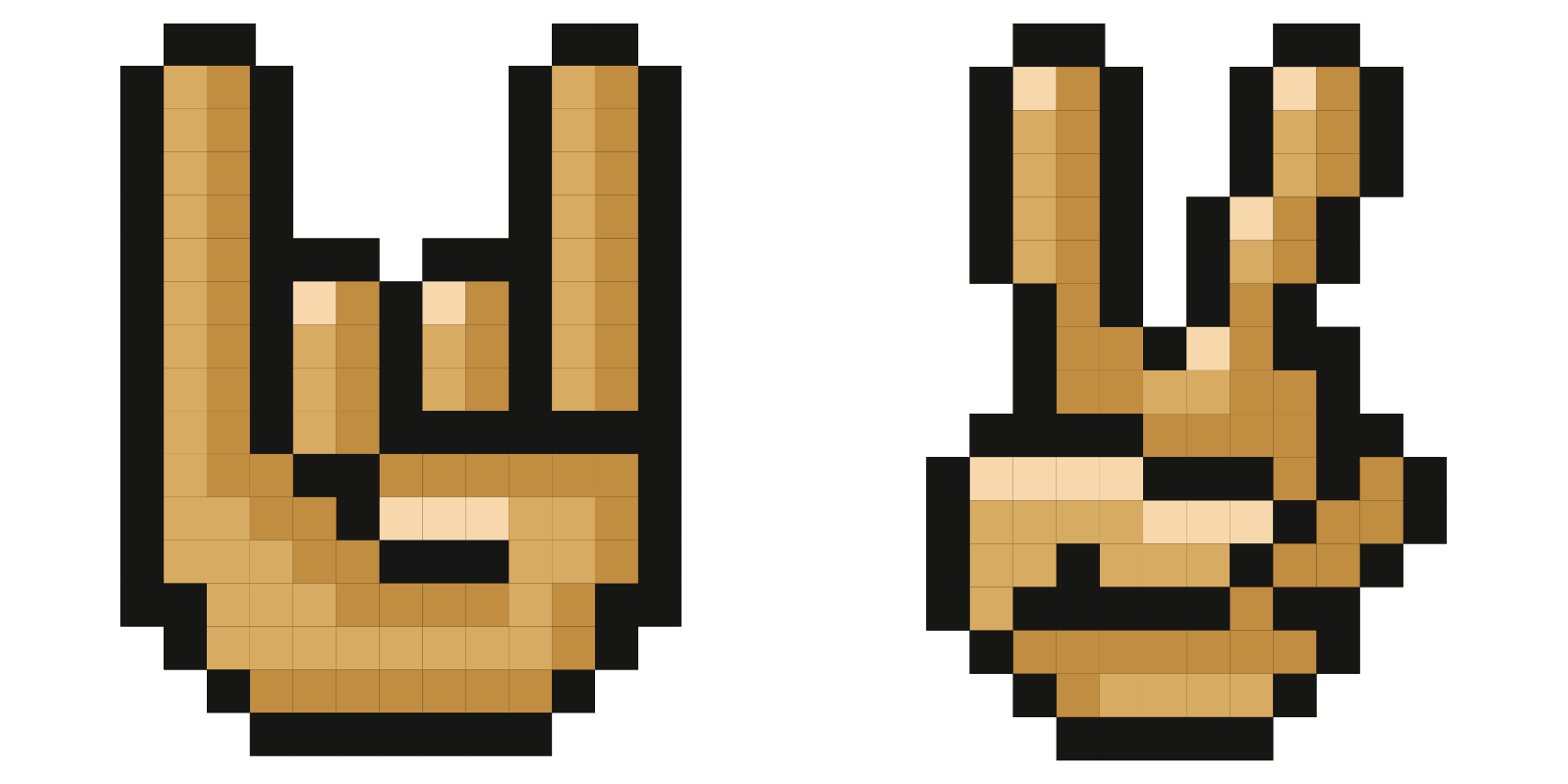 Gestures Pixel cute cursor