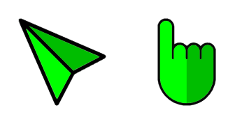 Green arrow Cursor Pack