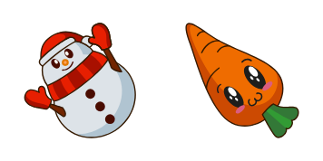 Pack de curseurs Happy Snowman