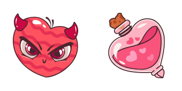 Heart and Potion Cursor Pack