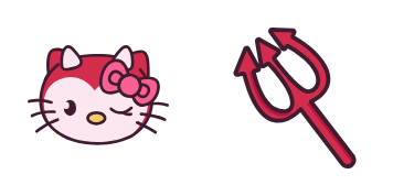 Hello Kitty Devil Cursor Pack