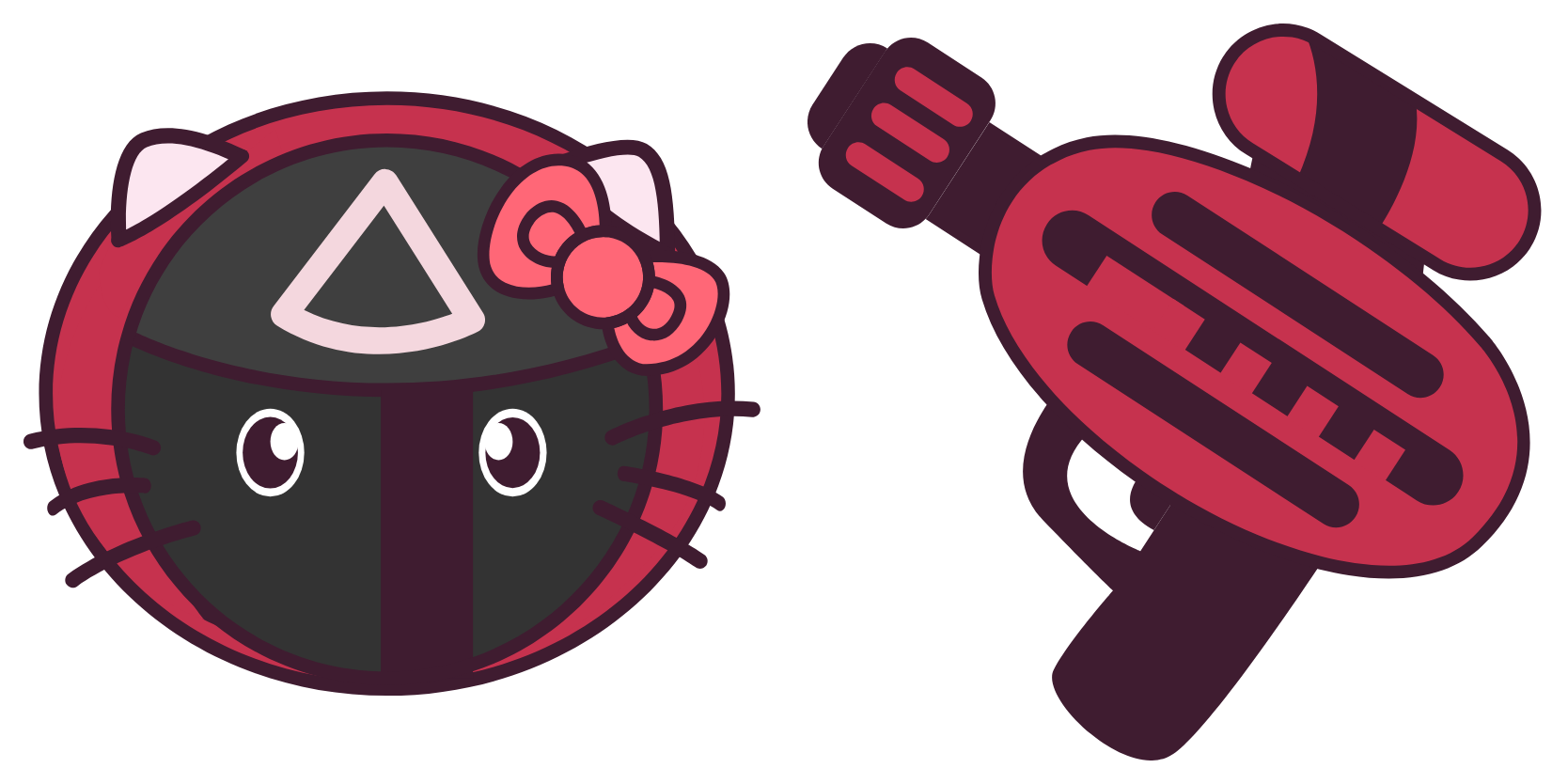 Hello Kitty Squid Game Soldier