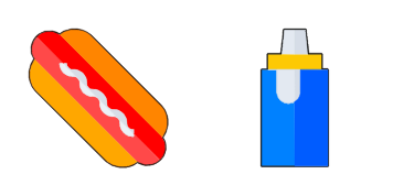 Hot dog Cursor Pack