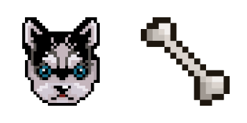 Husky Pixel Cursor Pack