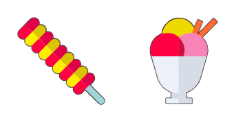 Ice cream Cursor Pack