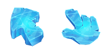 Ice Texture Cursor Pack